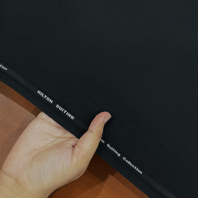 Hilton - Premium Blended Fabric - Black