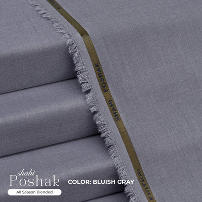 Shahi Poshak – Premium All-Season Wash & Wear – Bluish Gray
