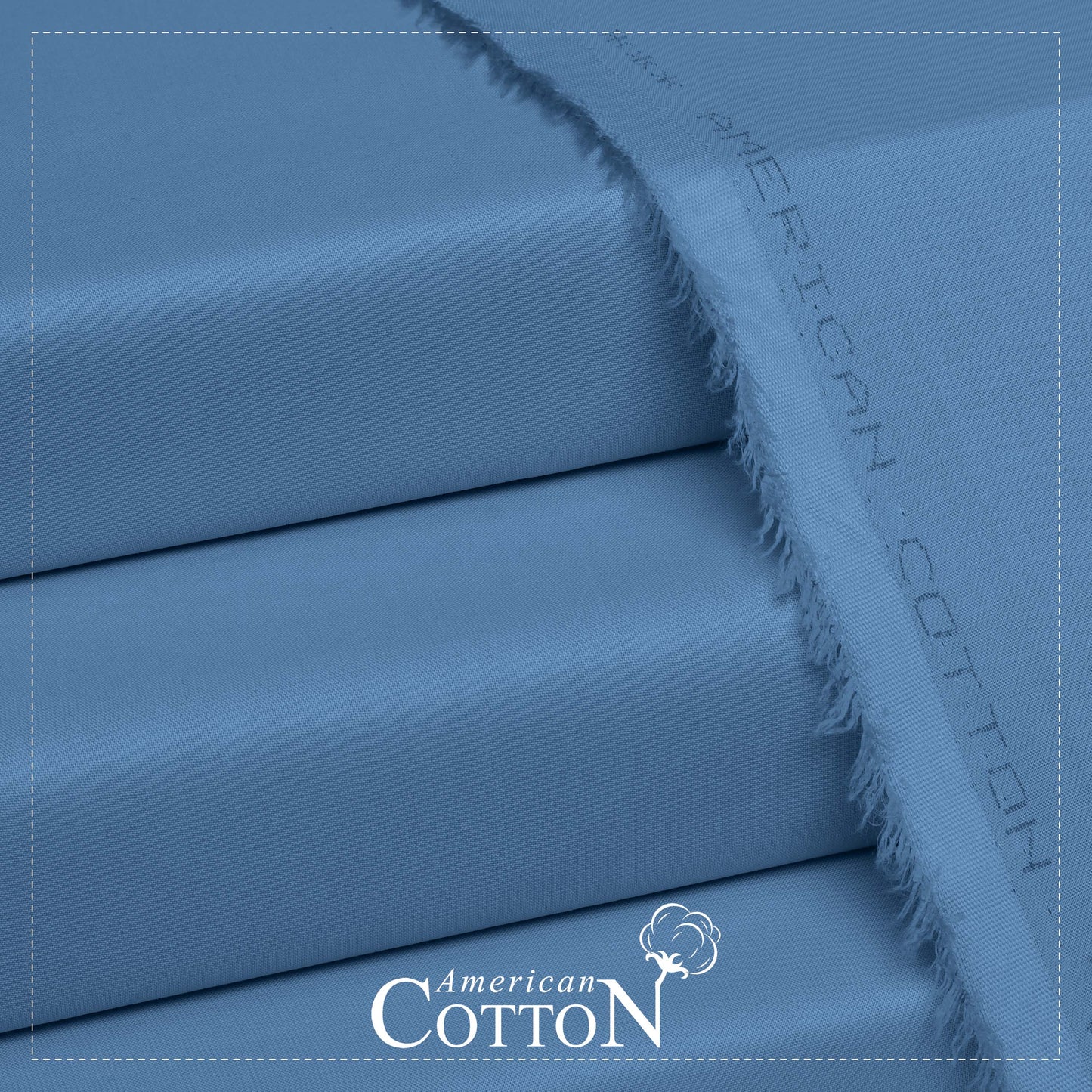 Bluish Gray - American Cotton - Soft
