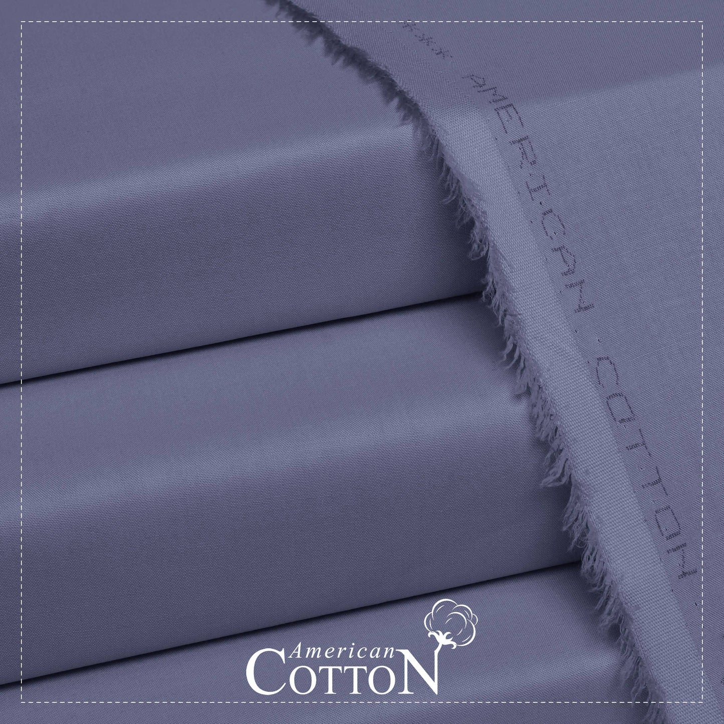 Bluish Gray - American Cotton - Soft