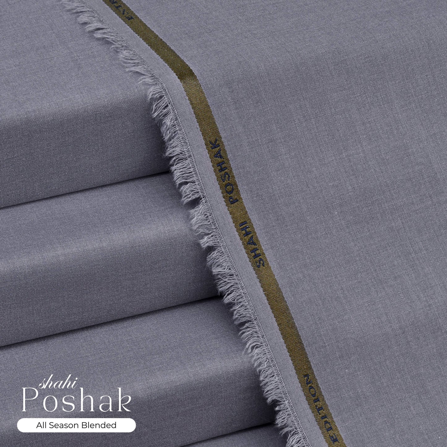 Shahi Poshak - All Season Wash & Wear - Bluish Gray