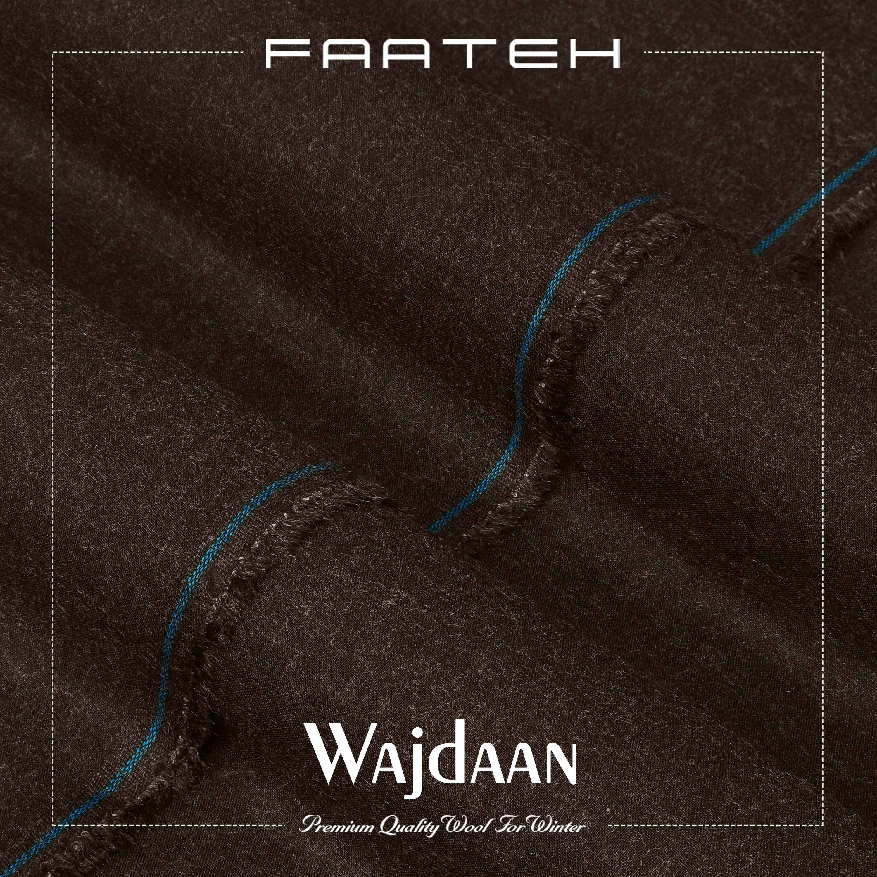 Wajdaan Brown - Winter Premium Wool Fabric