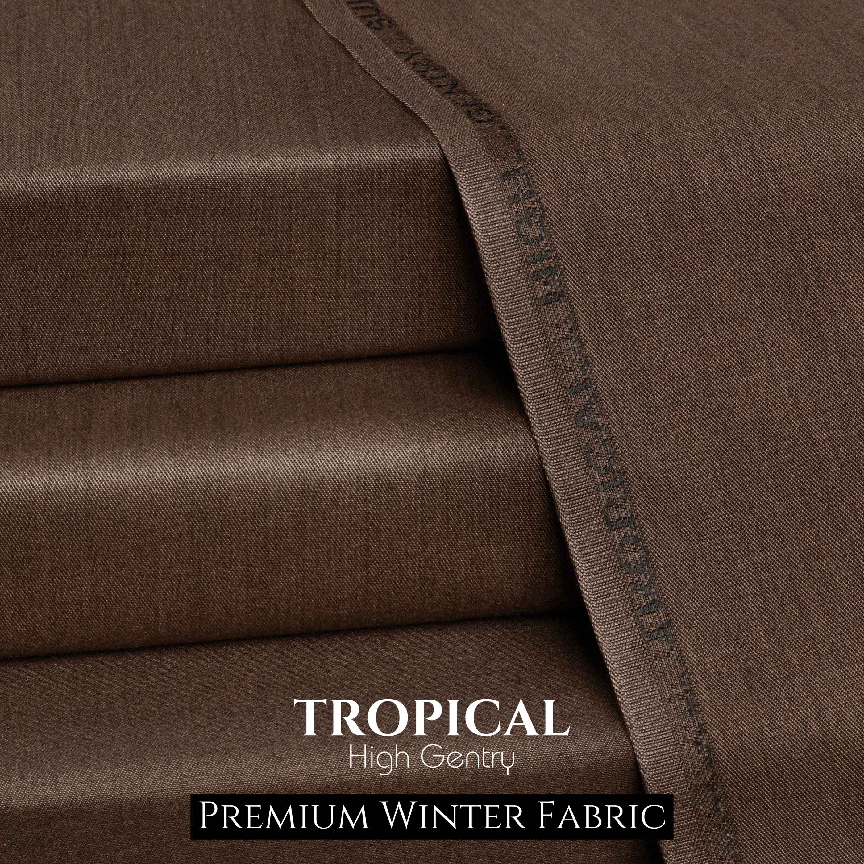 Tropical High Gentry - Caramel Brown - Premium Winter Fabric