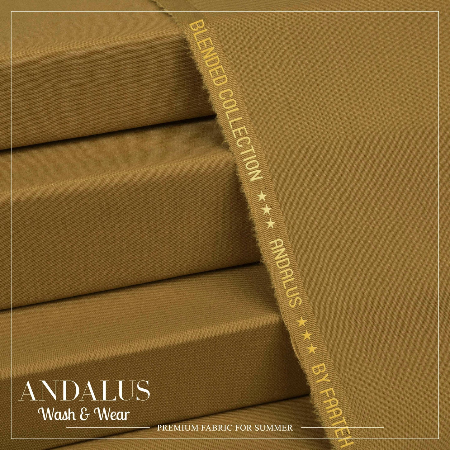 Gold Camel - Andalus - Wash & Wear Fabric