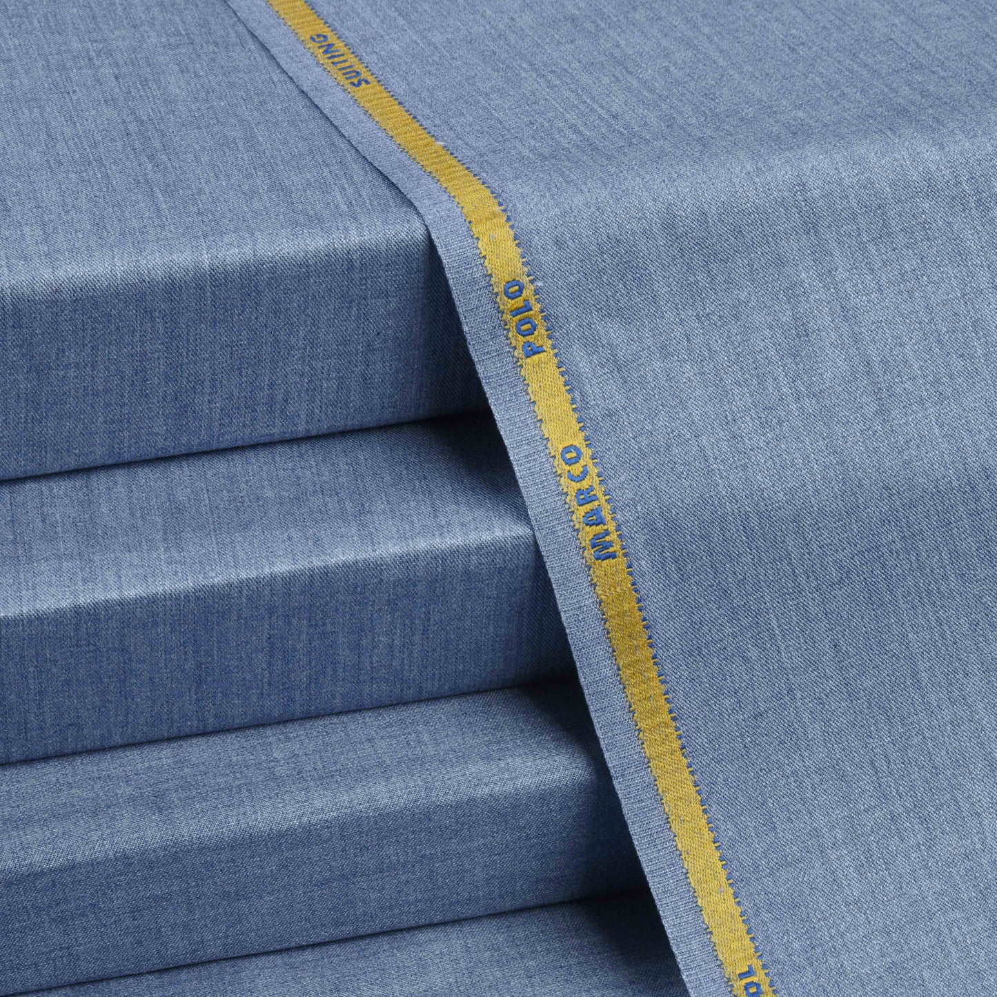 Marco Polo Suiting - Premium Winter Fabric - Bluish Gray