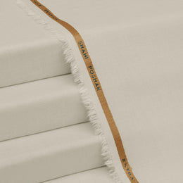 Shahi Poshak - Premium Summer Wash & Wear - Pearl White