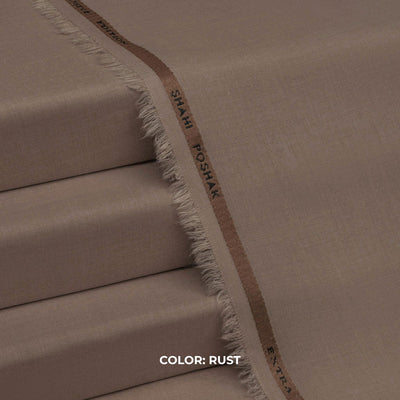 Shahi Poshak – Premium All-Season Wash & Wear – Rust