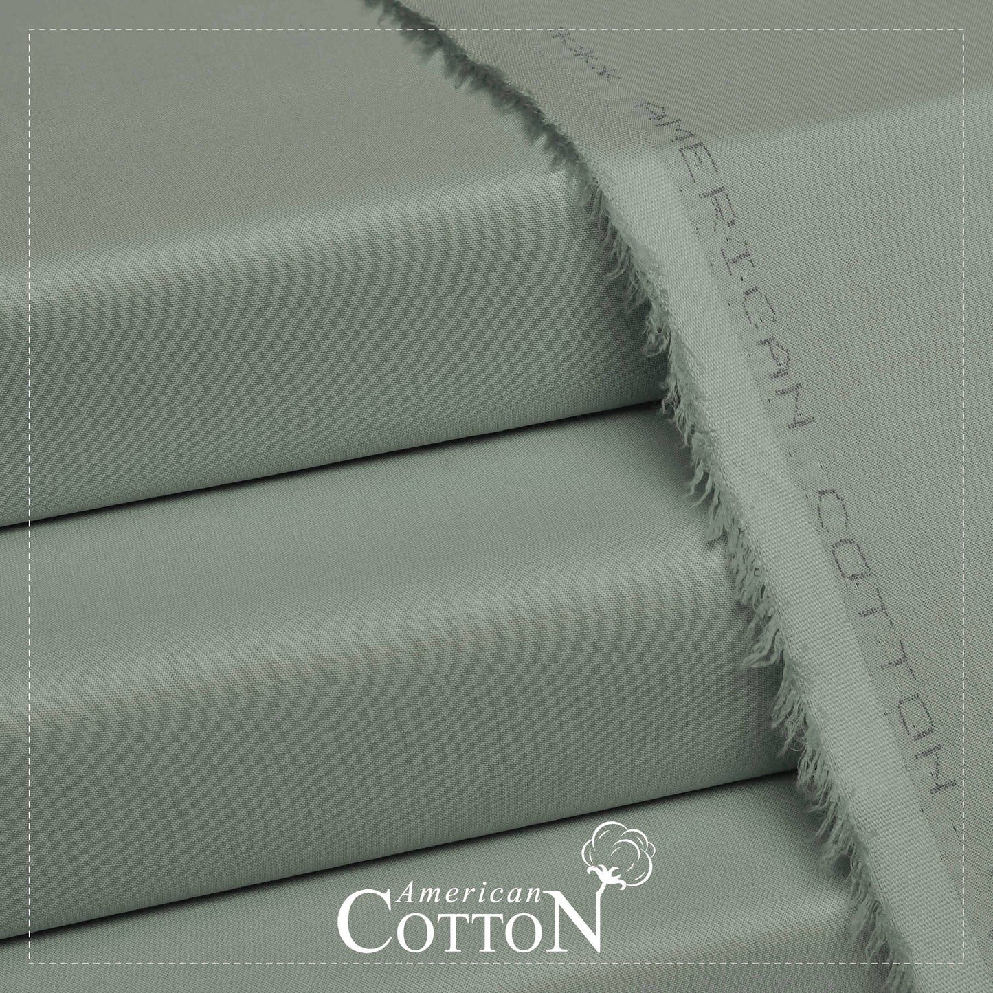 Sea Green - American Cotton - Soft
