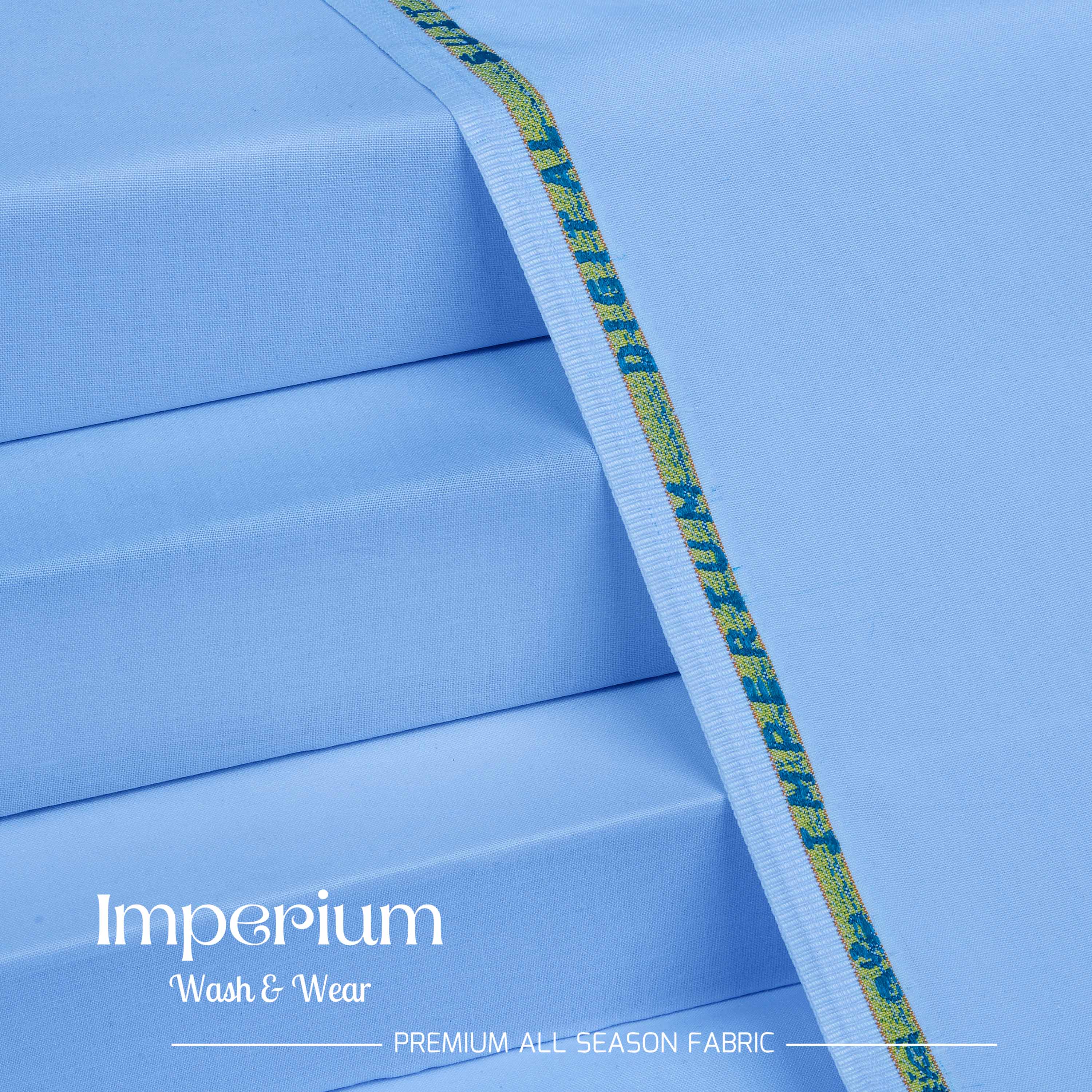 Imperium Wash & Wear - Sky Blue - All Season Blended Collection