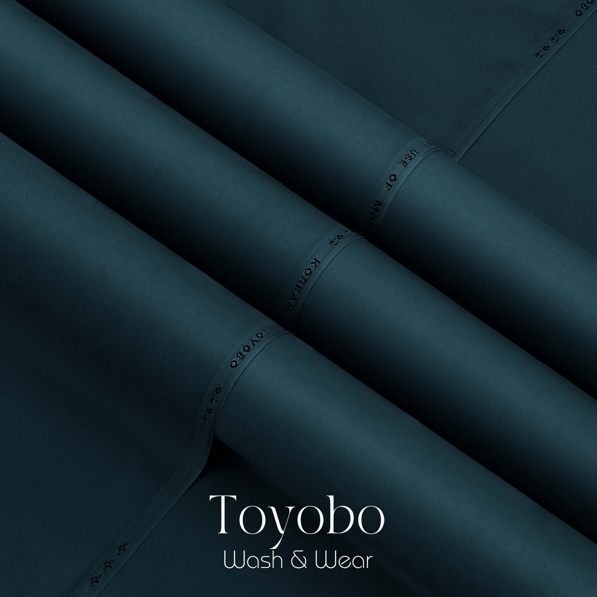 Teal - Toyobo Korean - Blended Fabric