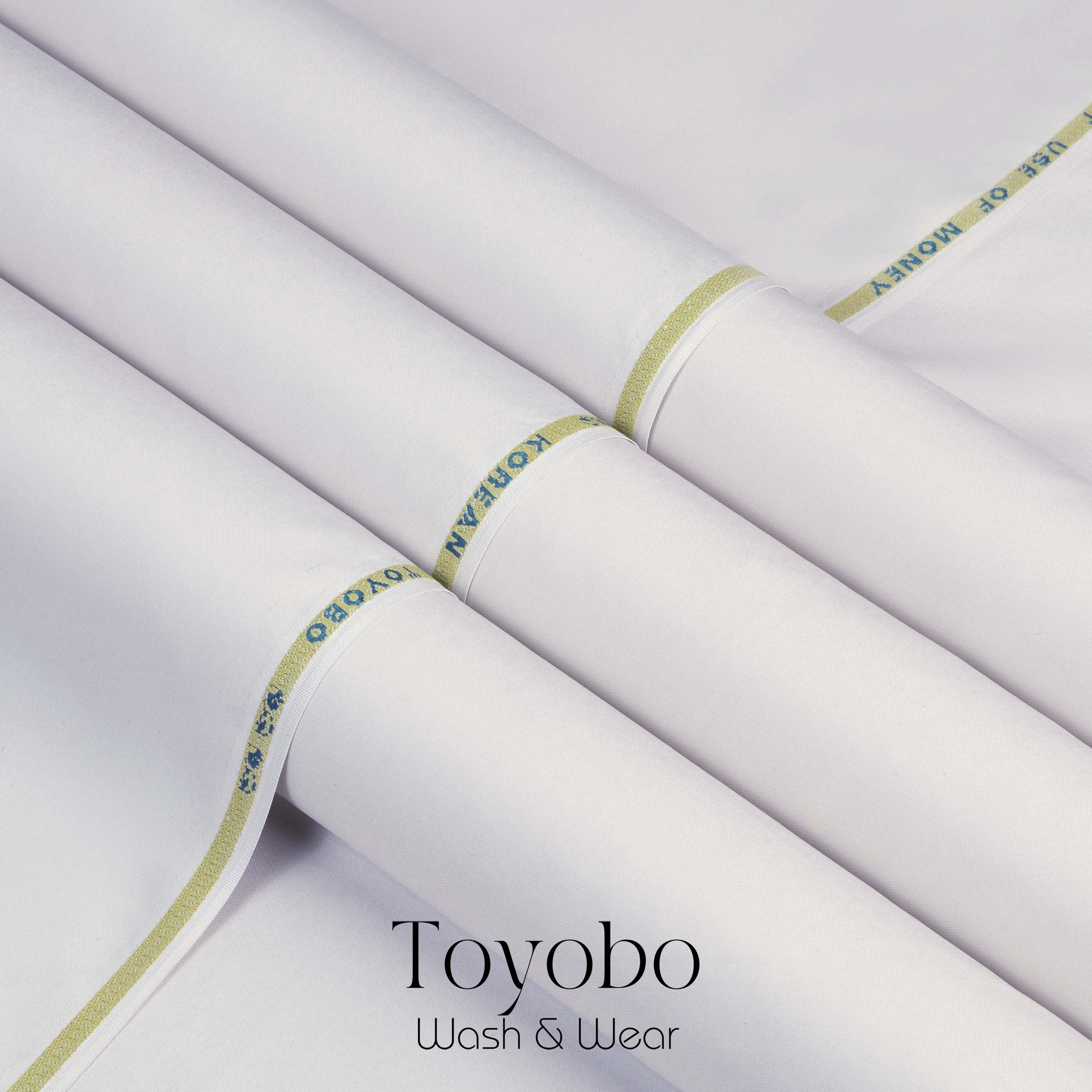 White - Toyobo Korean - Blended Fabric