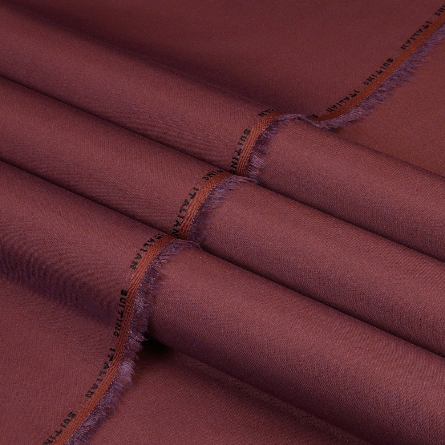 Burgundy - Italian Suiting- Two Tone Blended Fabric - 9 - Faateh Store