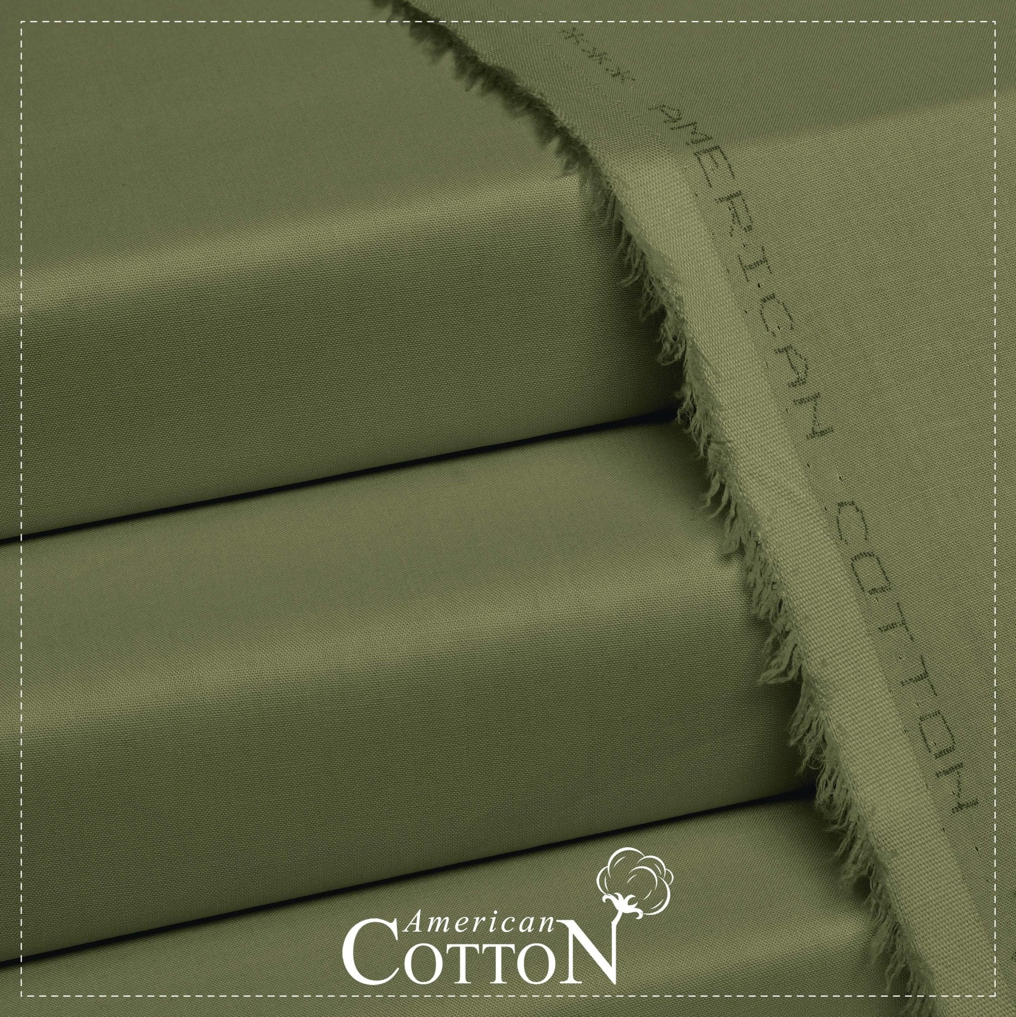 Olive - American Pima Cotton - Soft - Faateh Store