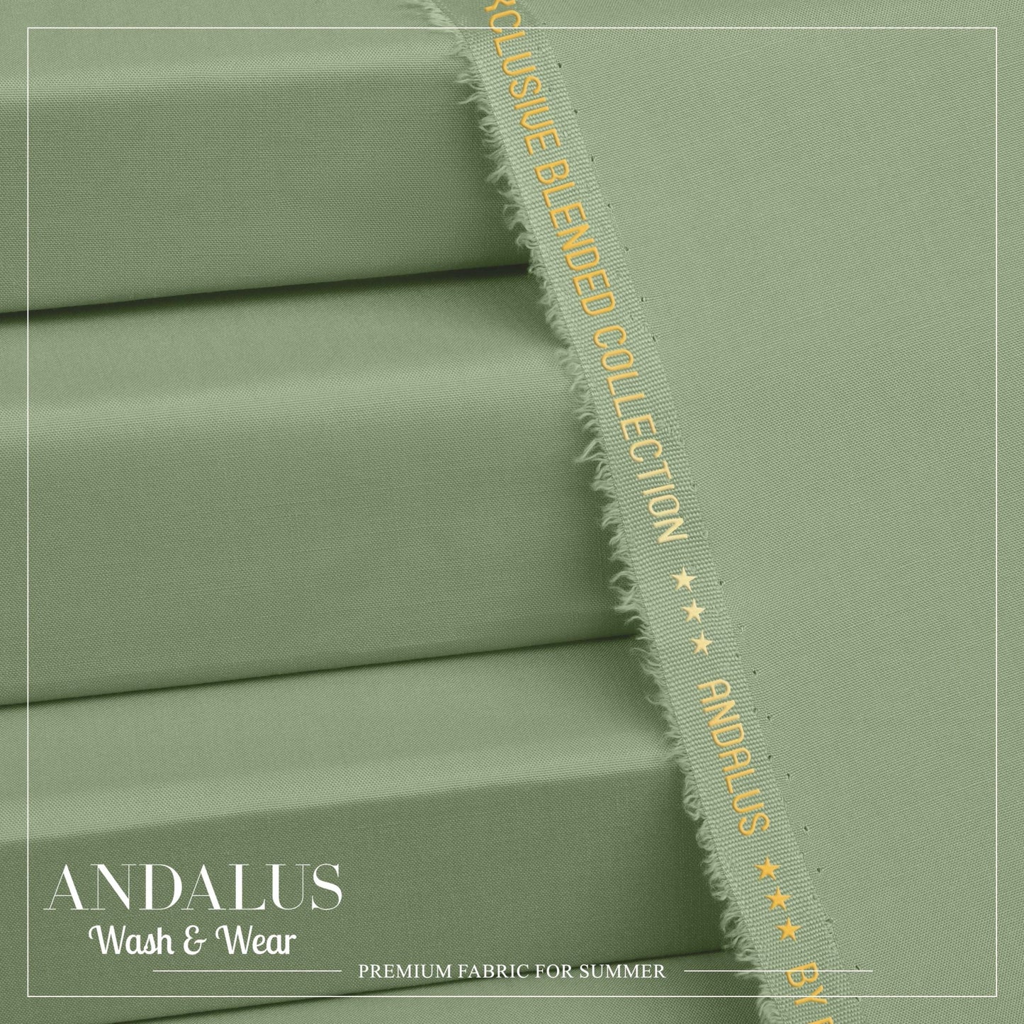 Pista - Andalus - Wash & Wear Fabric - Faateh Store
