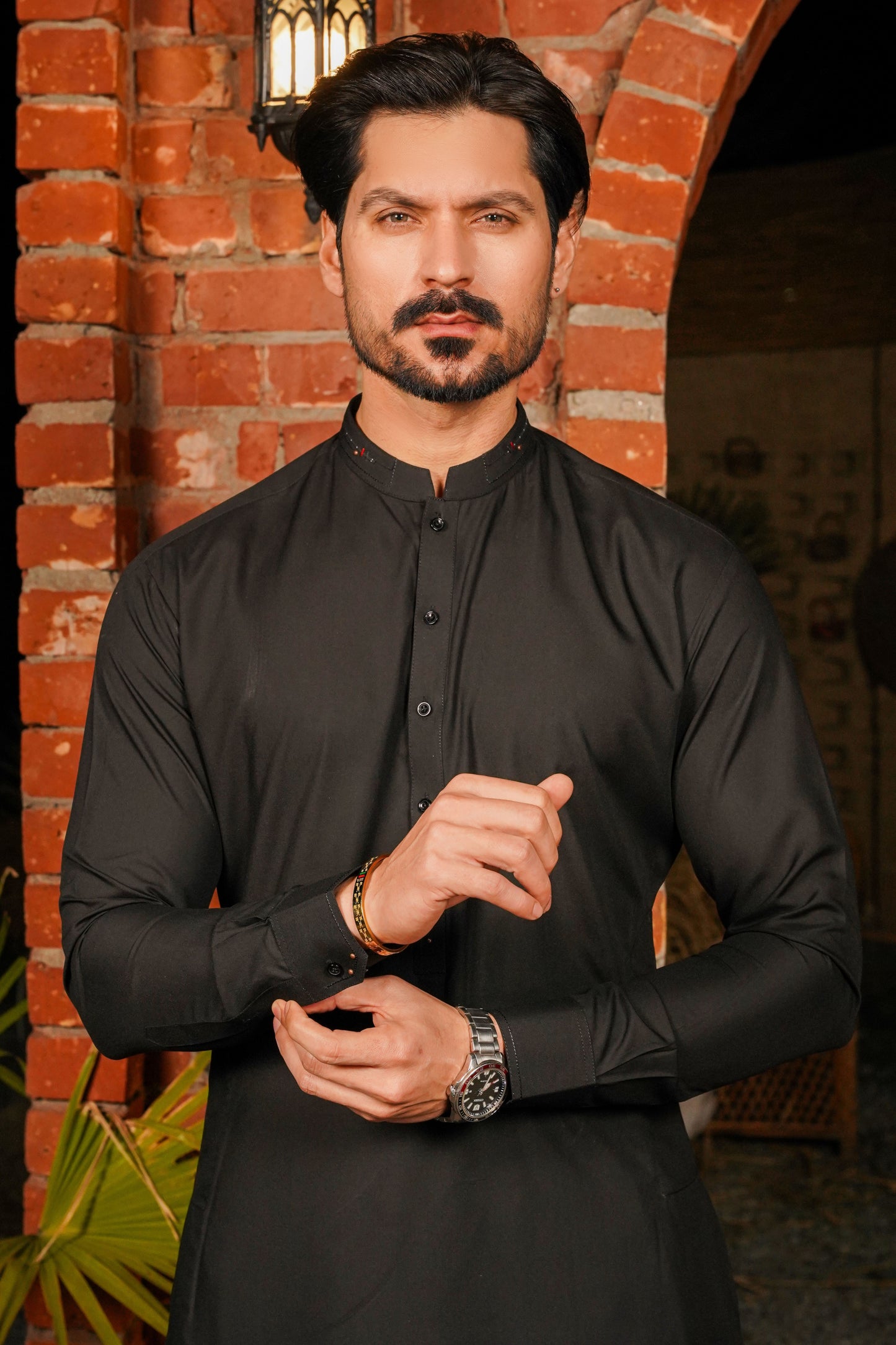 Black Detailing Kameez Shalwar