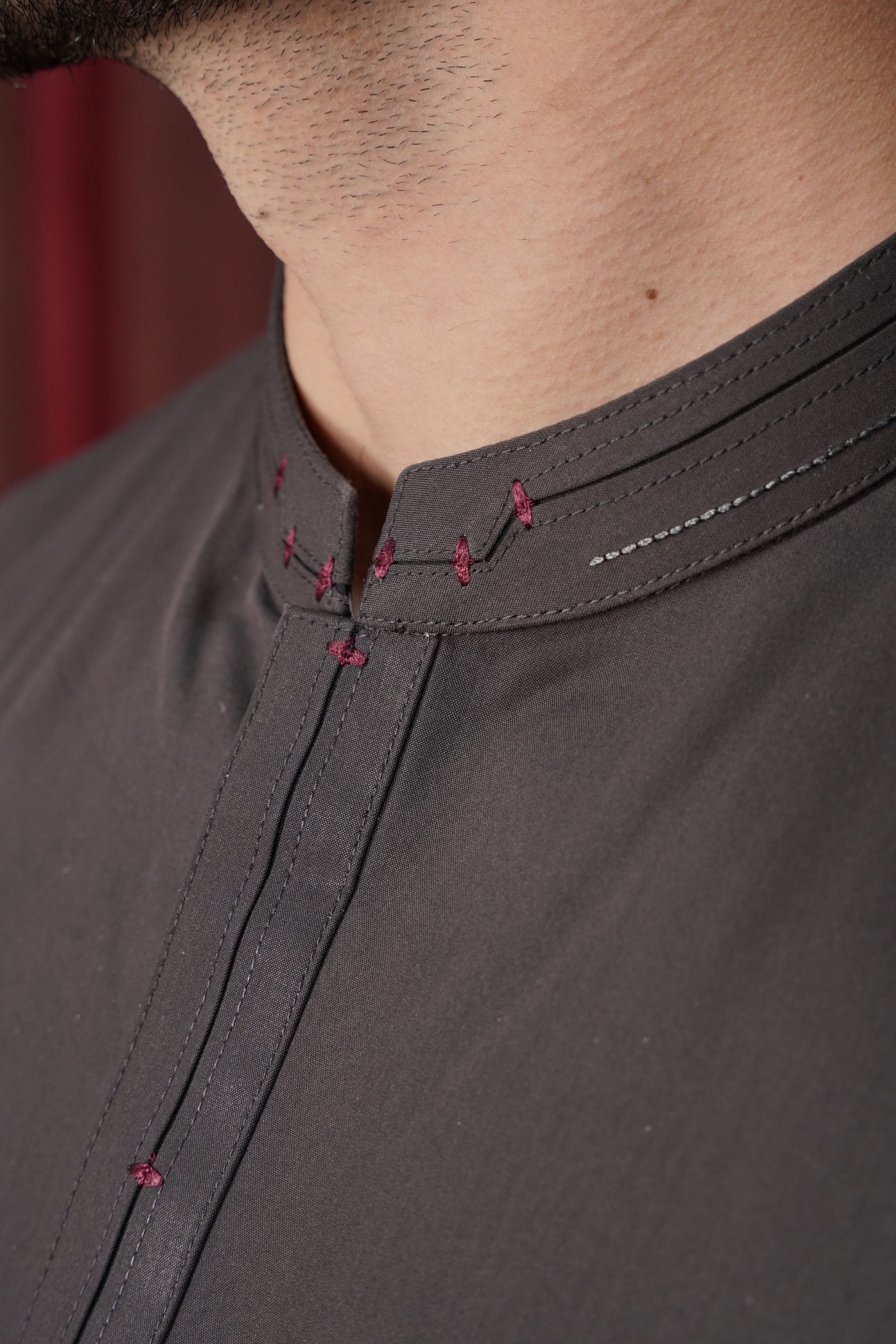 Charcoal Detailing Kameez Shalwar
