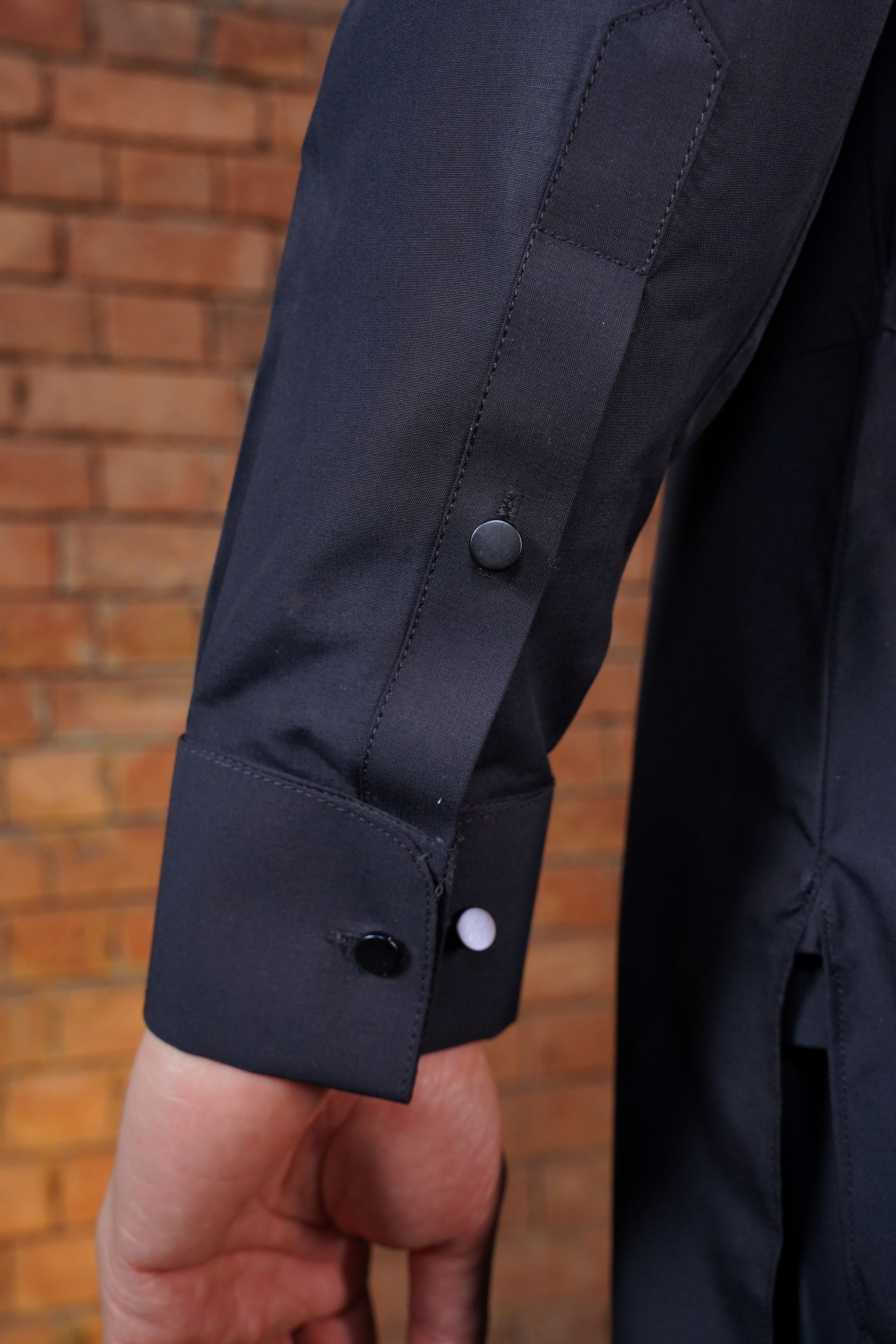 Navy Blue Detailing Collar Kameez Shalwar