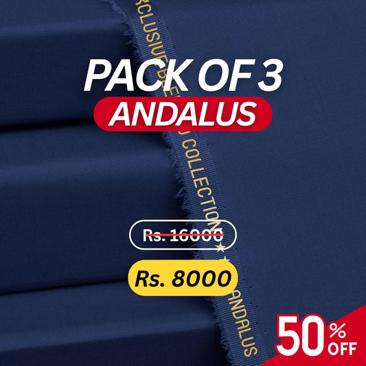 Bundle Pack of Any 3 Andalus (Flat 50% Off)