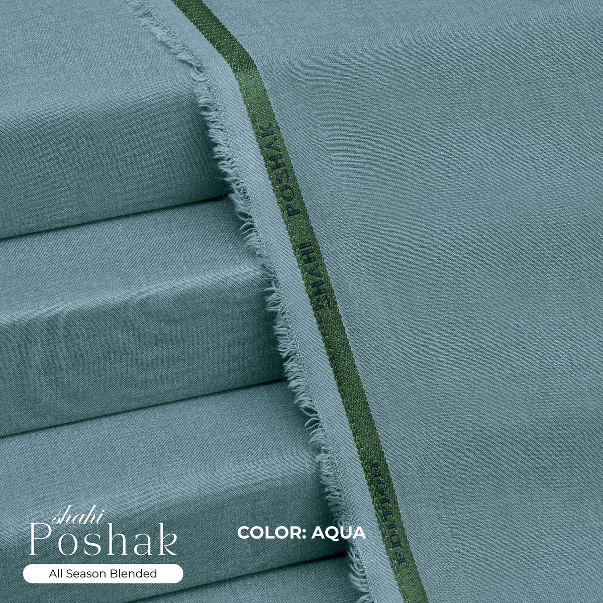 Shahi Poshak – Premium All-Season Wash & Wear – Aqua