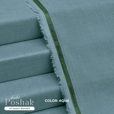 Shahi Poshak – Premium All-Season Wash & Wear – Aqua
