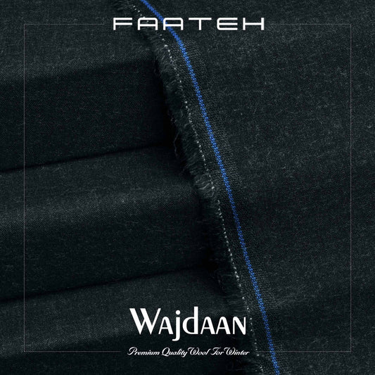 Wajdaan Bottle Green - Winter Premium Wool Fabric