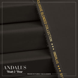Brown - Andalus - Wash & Wear Fabric
