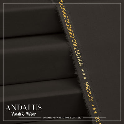 Brown - Andalus - Wash & Wear Fabric