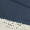 Deep Blue British Wool two-tone unstitched winter fabric – Faateh