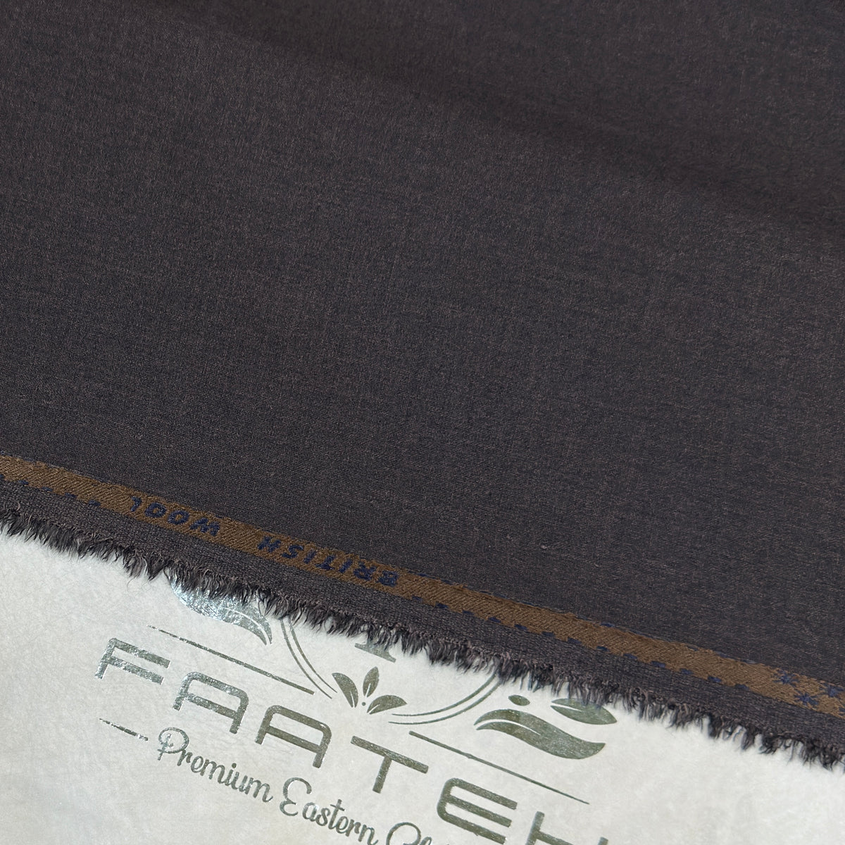 Deep Purple British Wool two-tone unstitched winter fabric – Faateh