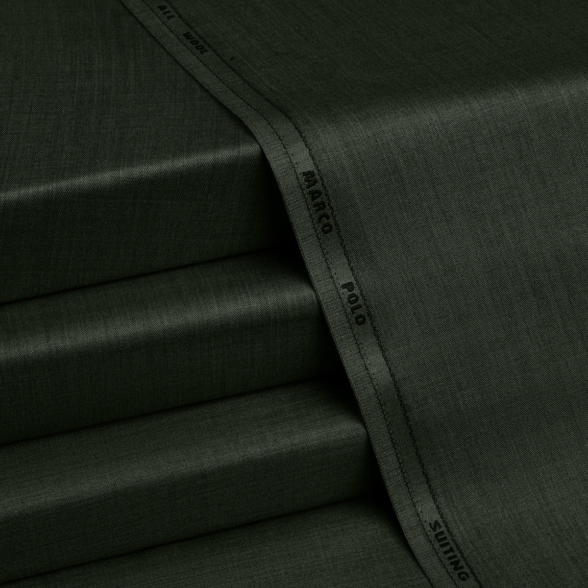 Marco Polo Suiting - Premium Winter Fabric - Forest Green