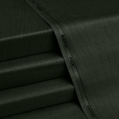 Marco Polo Suiting - Premium Winter Fabric - Forest Green