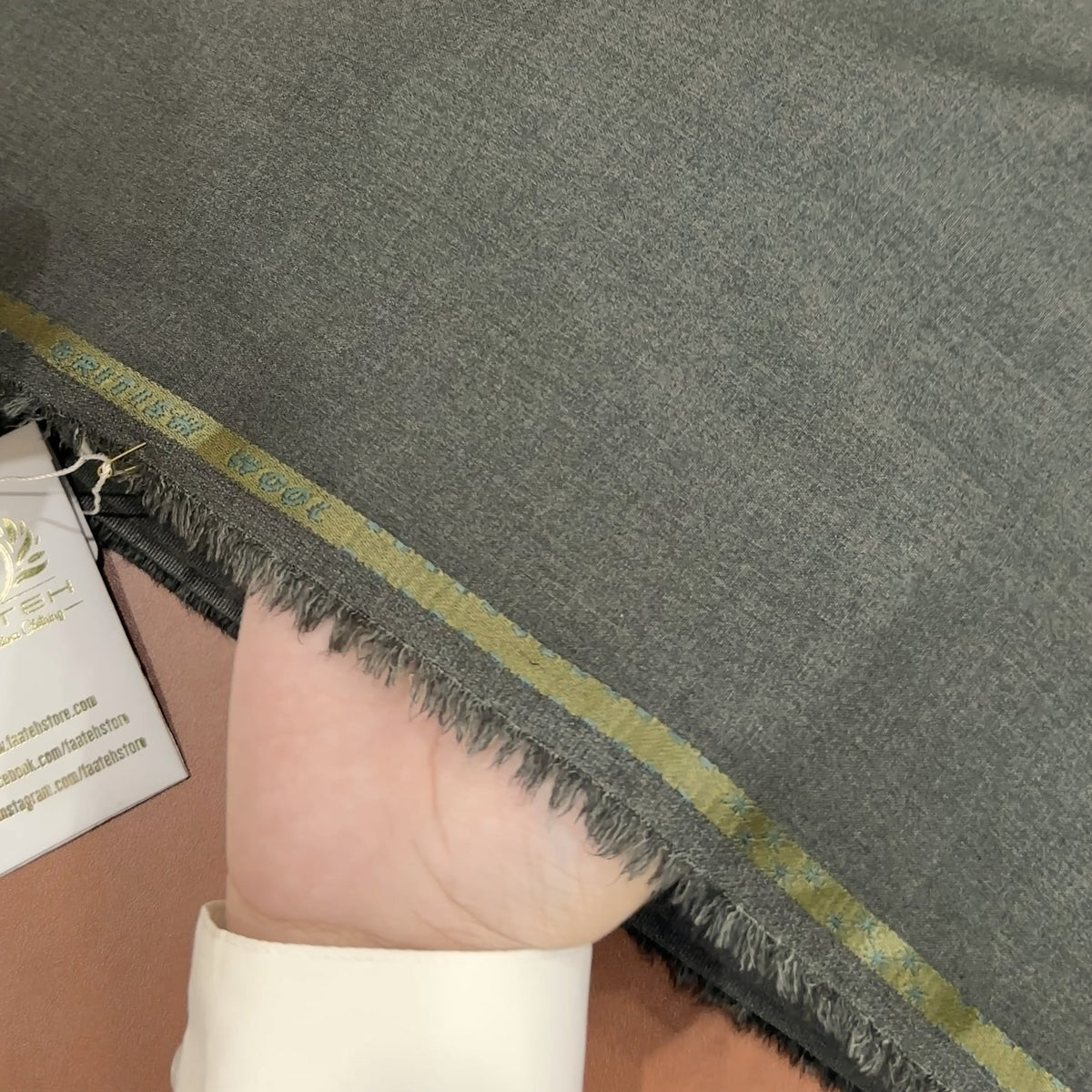 British Wool – Premium Winter Fabric - Forest Green