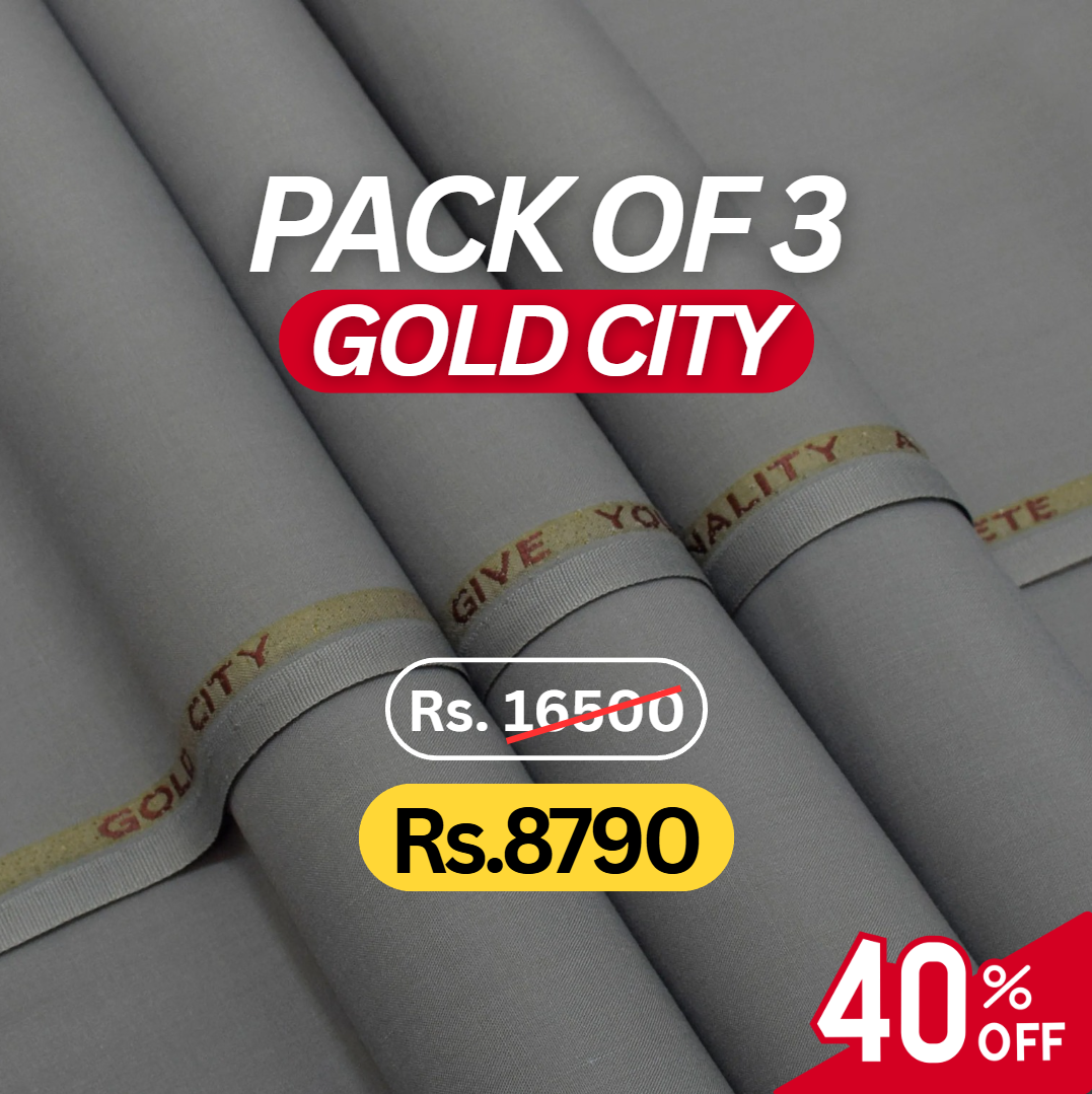 Bundle Pack of Any 3 Gold City (Flat 40% Off)