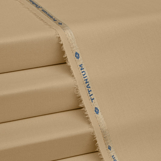 Titanium - Elite Textured Wash & Wear - Beige
