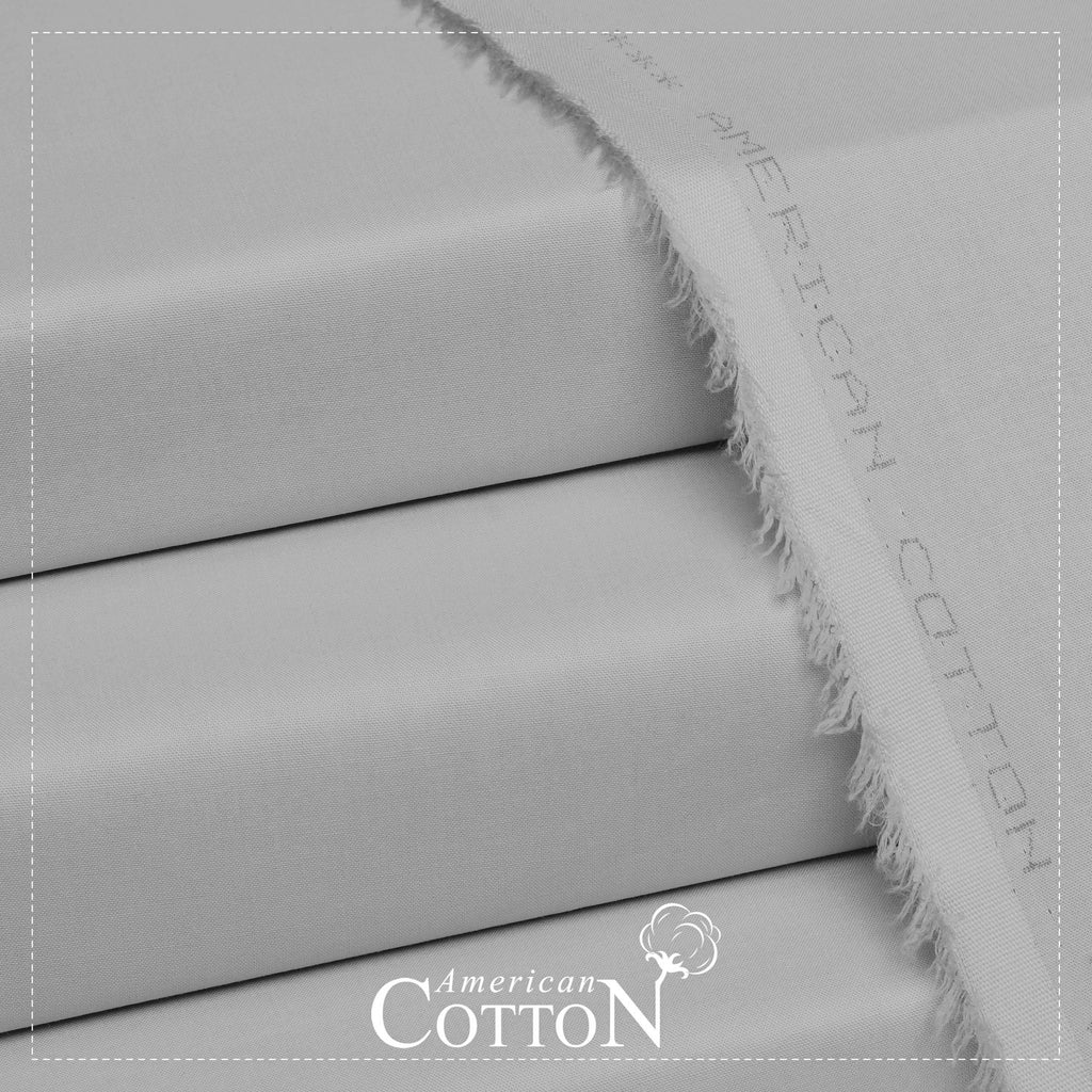 Lite Gray American Cotton Soft 4.5 Meter - Faateh Father’s Day Special