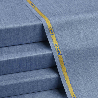 Marco Polo Suiting - Premium Winter Fabric - Bluish Gray