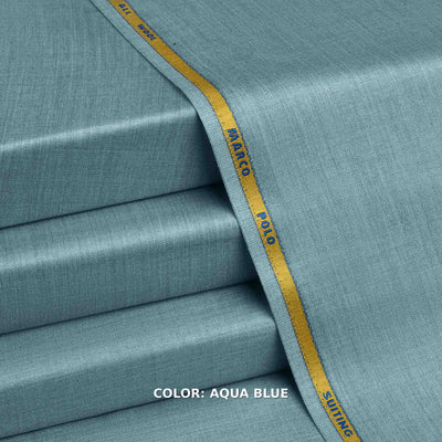 Marco Polo Suiting - Premium Winter Fabric -Aqua Blue