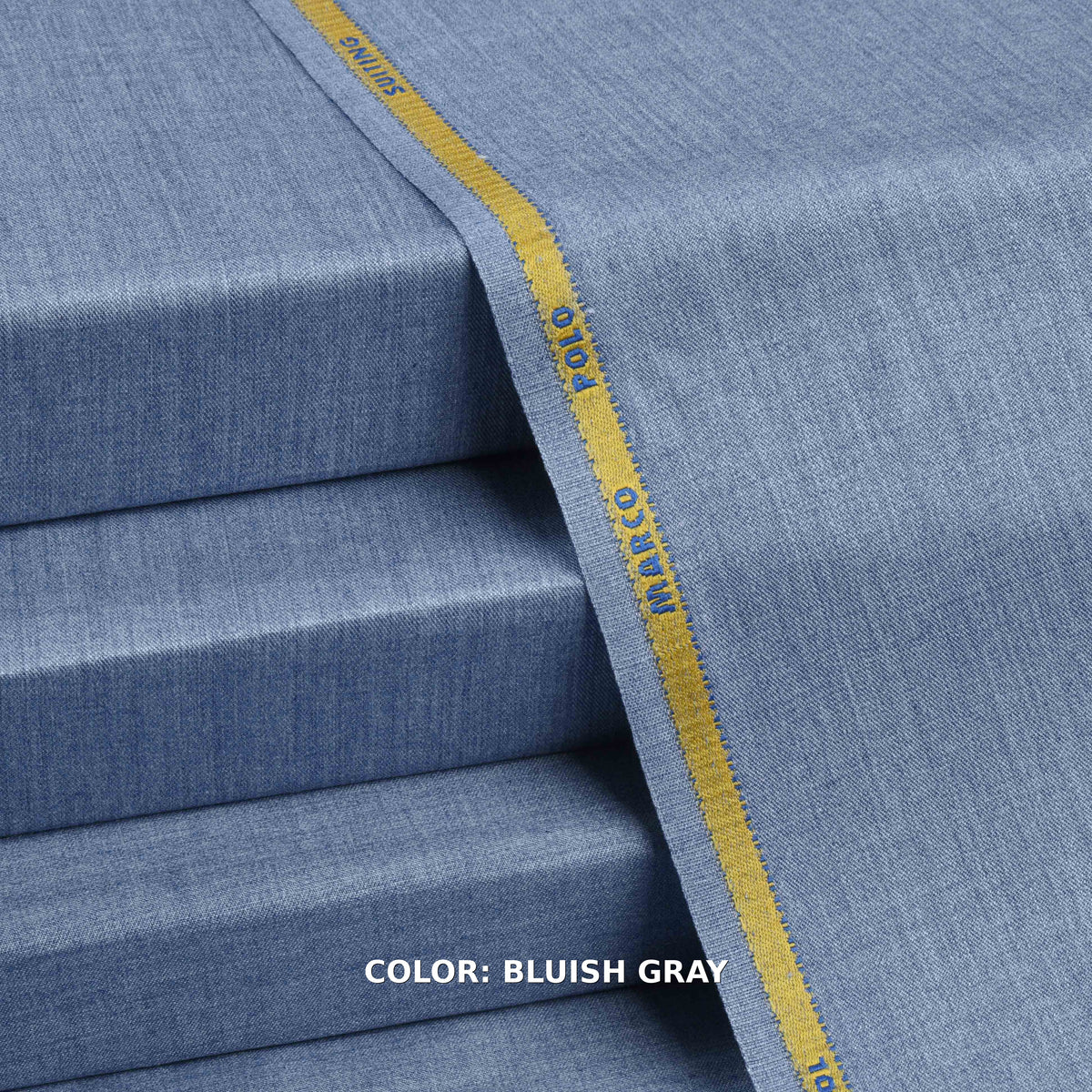 Marco Polo Suiting - Bluish Gray
