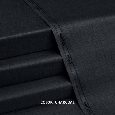 Marco Polo Suiting - Premium Winter Fabric - Charcoal