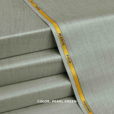Marco Polo Suiting - Premium Winter Fabric - Pearl Green