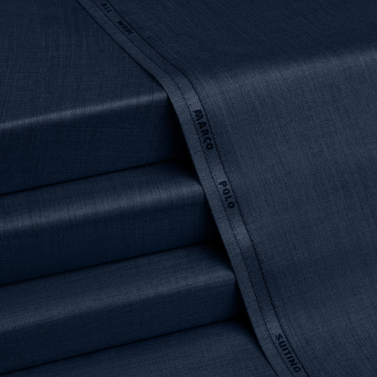 Marco Polo Suiting - Premium Winter Fabric - Navy Blue