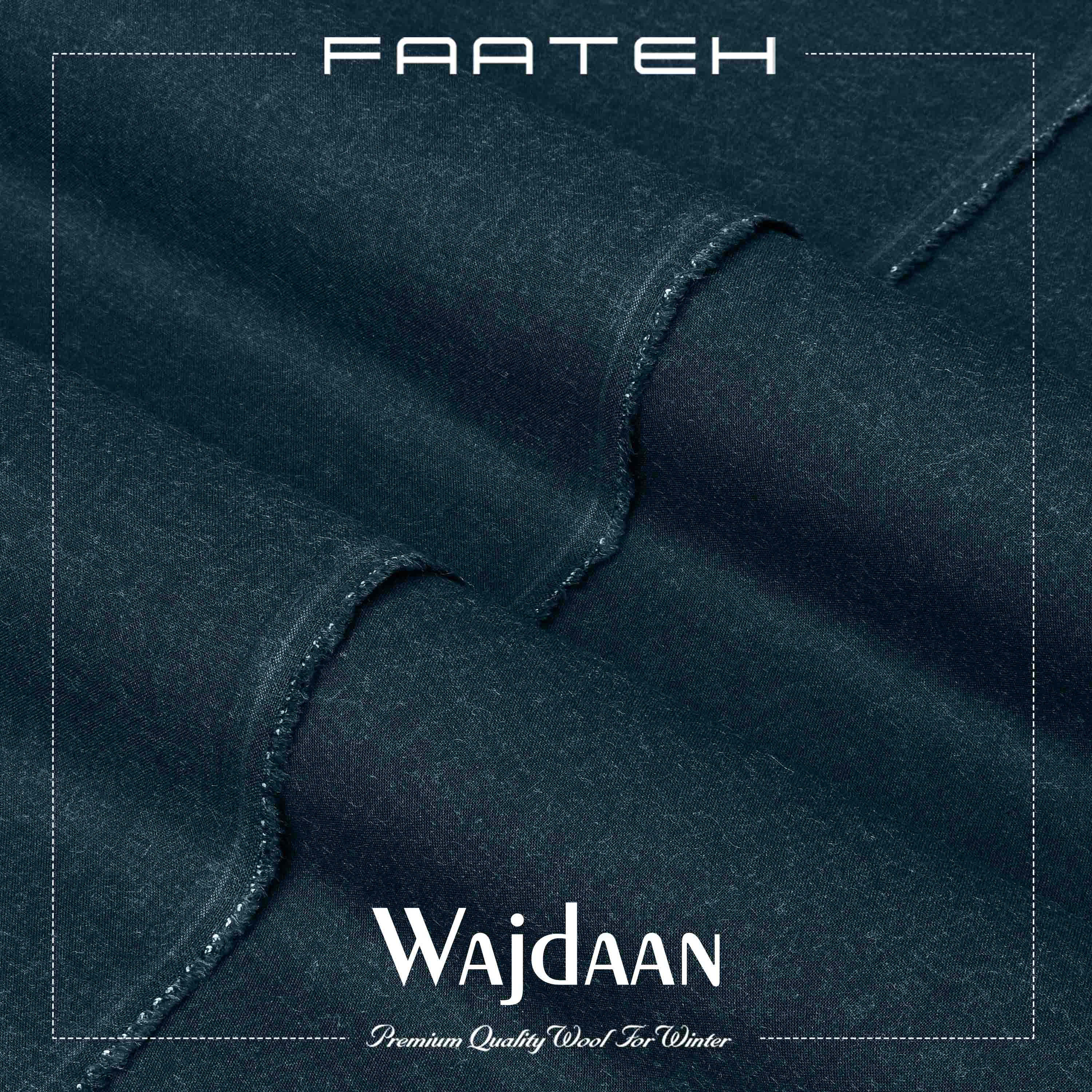 Wajdaan Peacock - Winter Premium Wool Fabric