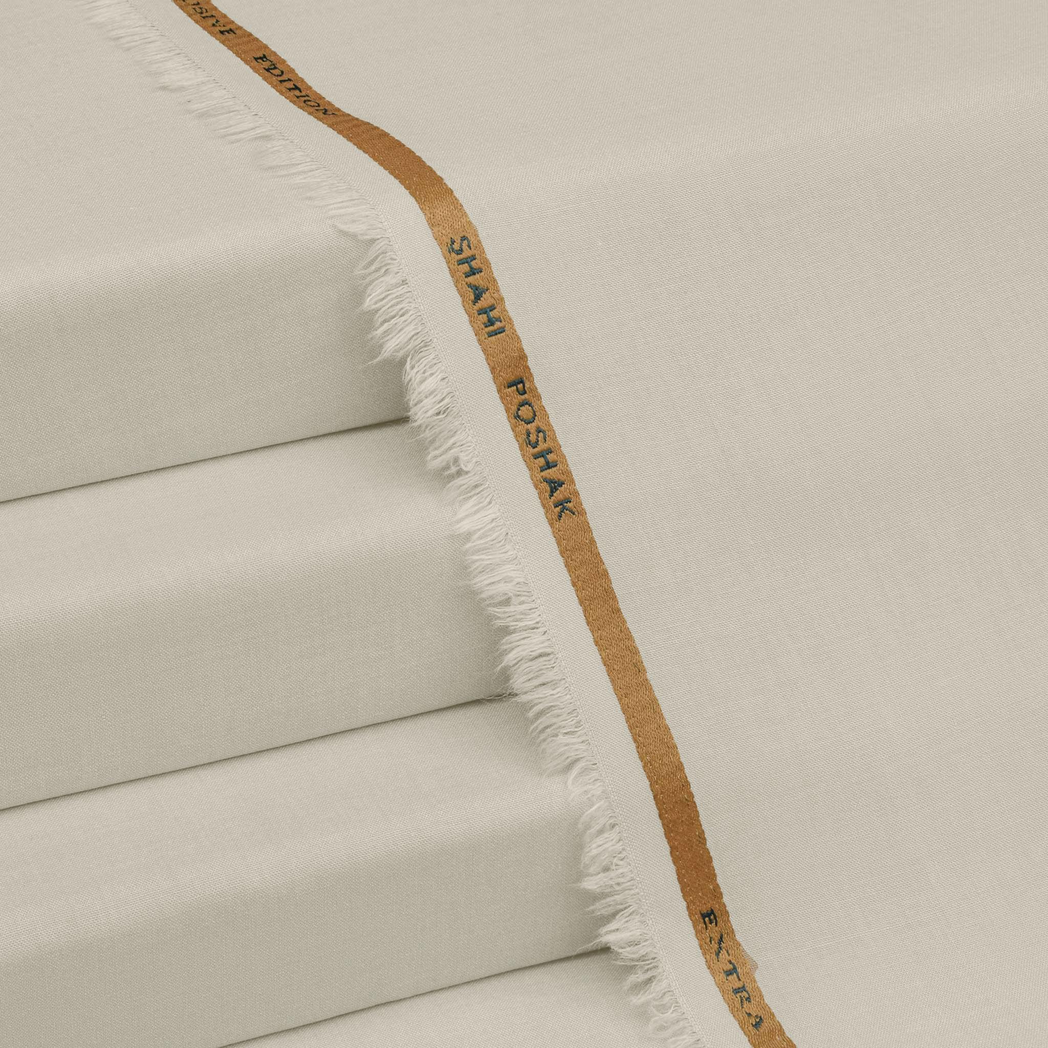 Shahi Poshak - Premium Summer Wash & Wear - Pearl White