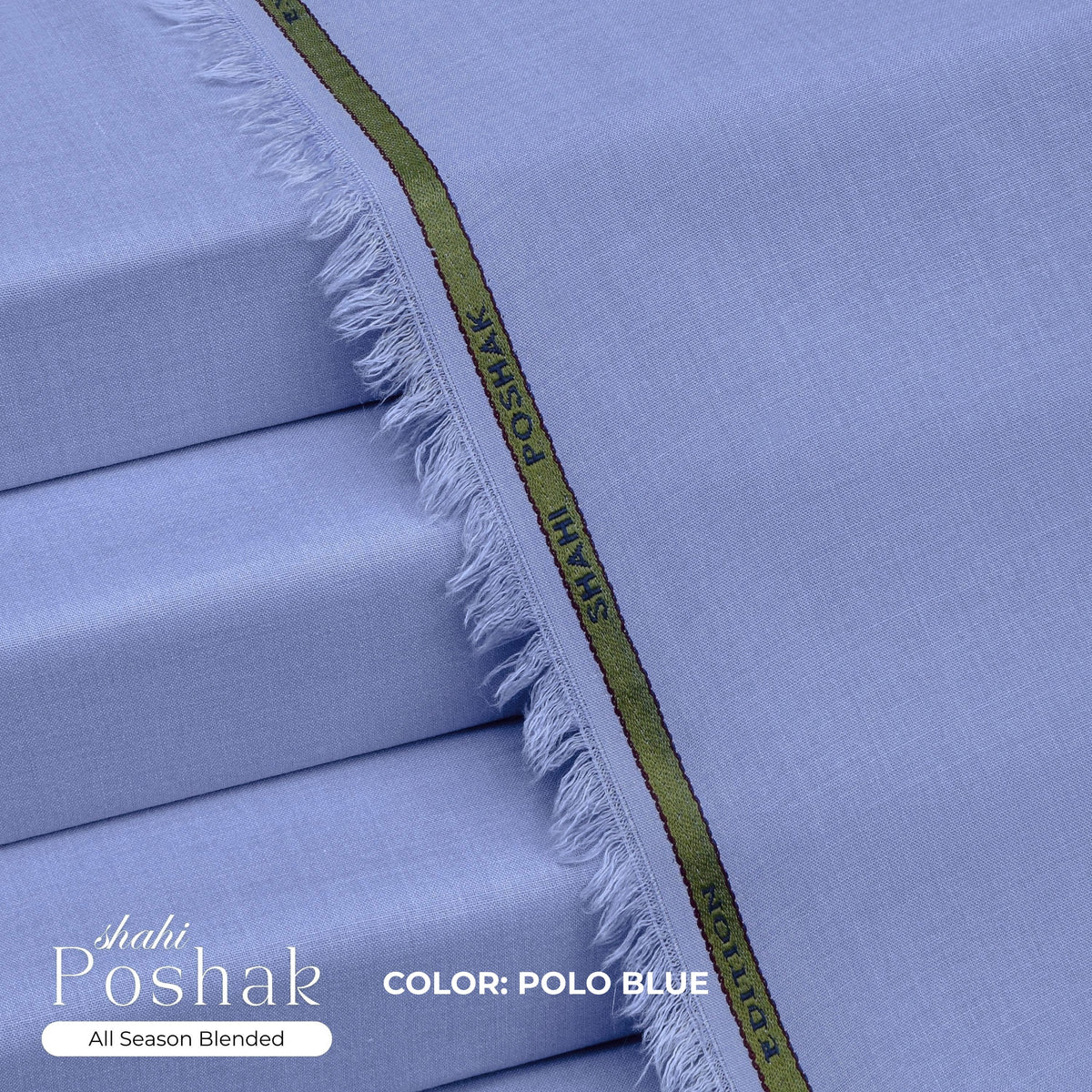Shahi Poshak – Premium All-Season Wash & Wear – Polo Blue
