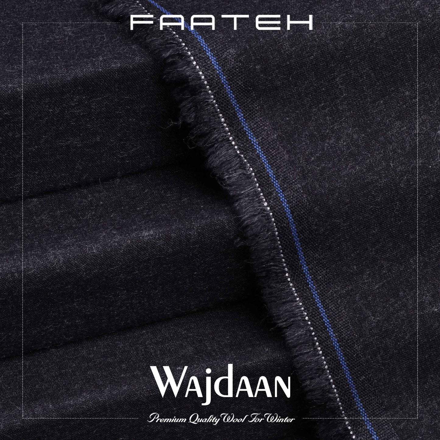 Wajdaan Purple - Winter Premium Wool Fabric