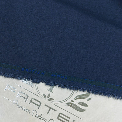 British Wool – Premium Winter Fabric - Royal Blue