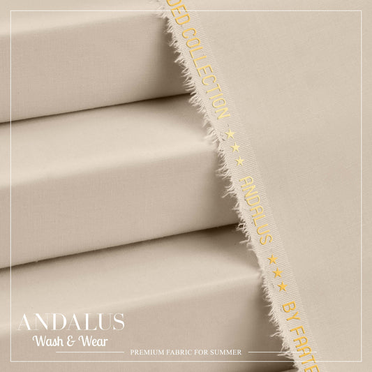 Sand - Andalus - Wash & Wear Fabric