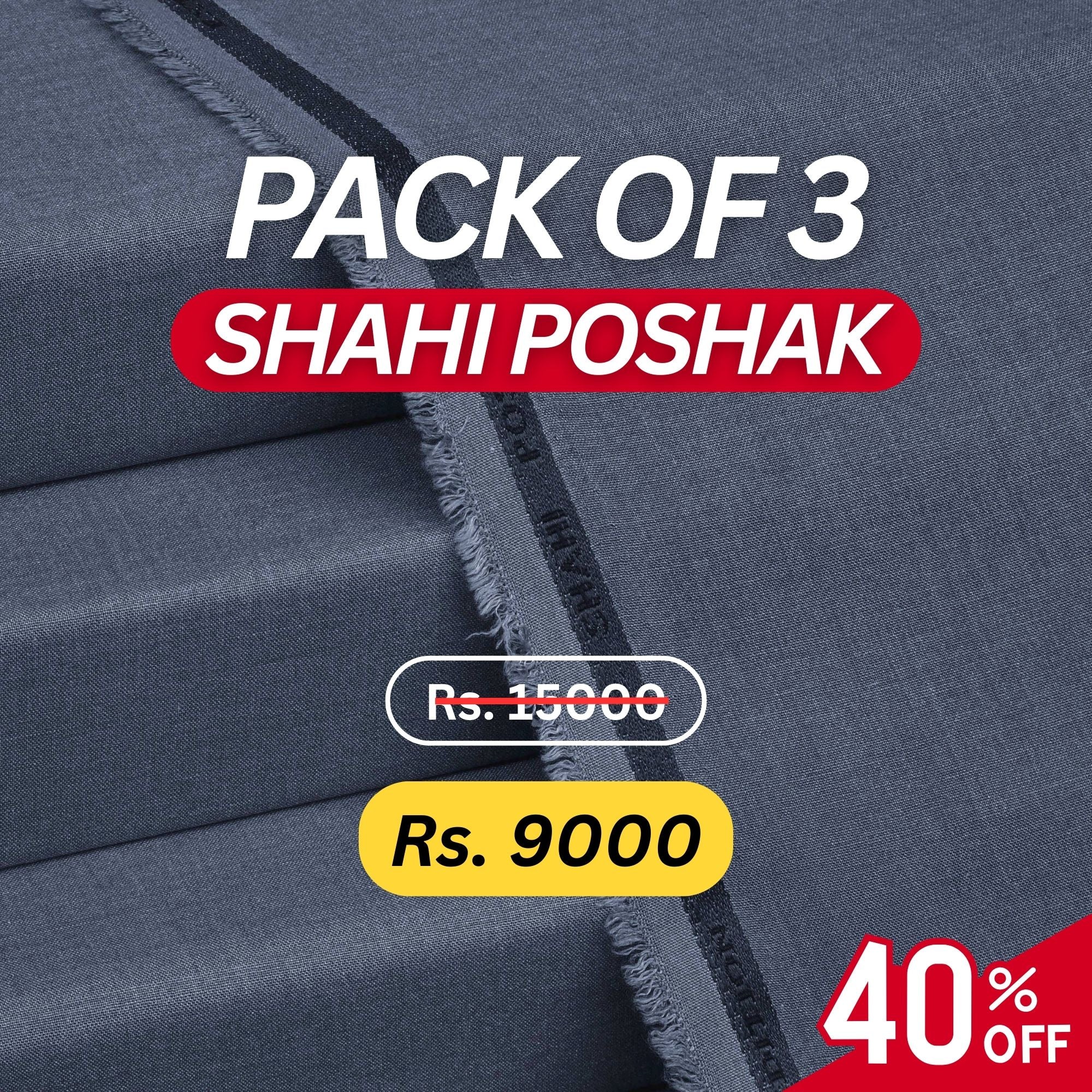 Bundle Pack of Any 3 Shahi Poshak (Flat 40% Off)