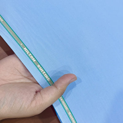 Hilton - Premium Blended Fabric - Sky Blue