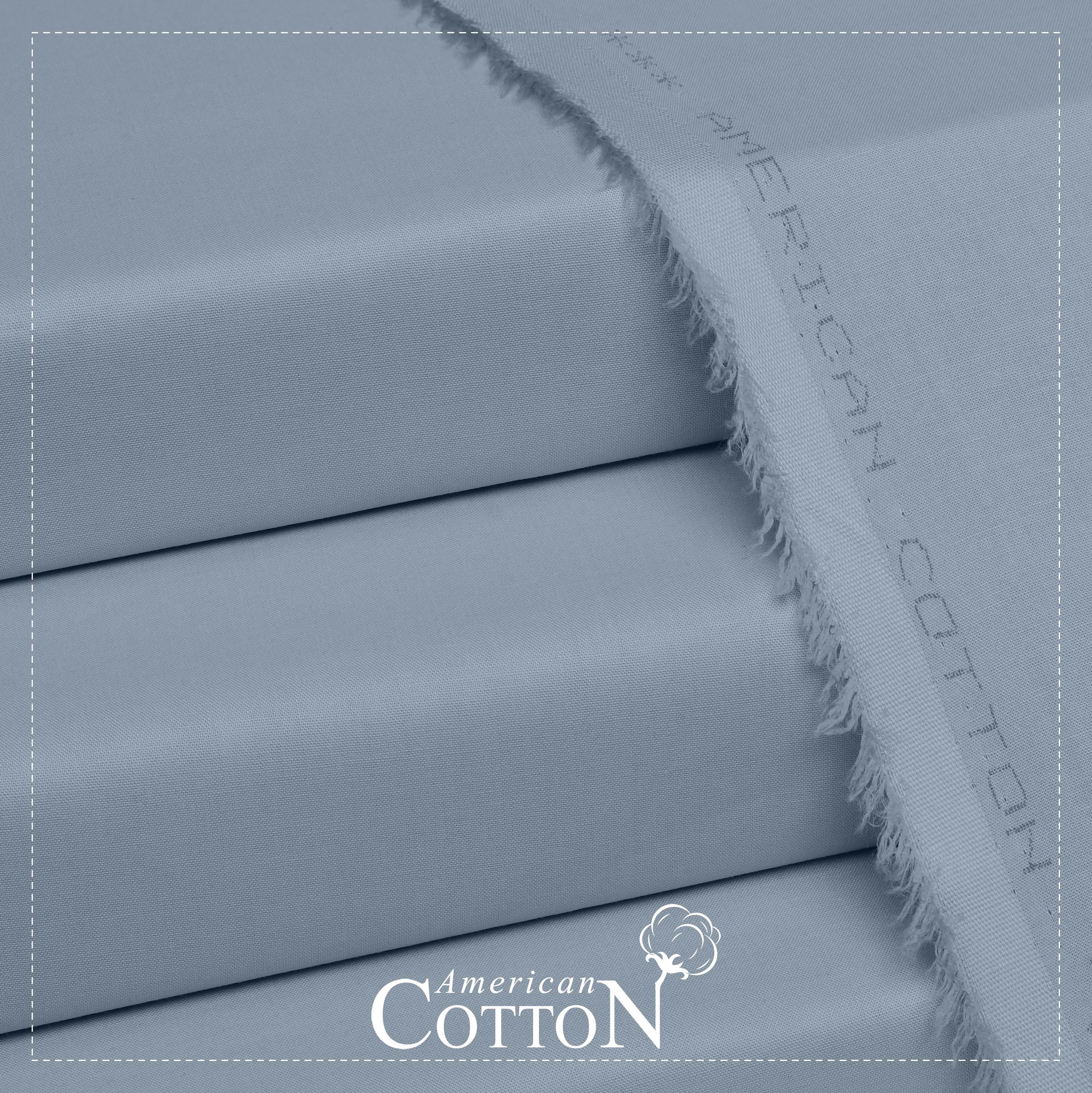 Bluish Gray - American Cotton - Soft